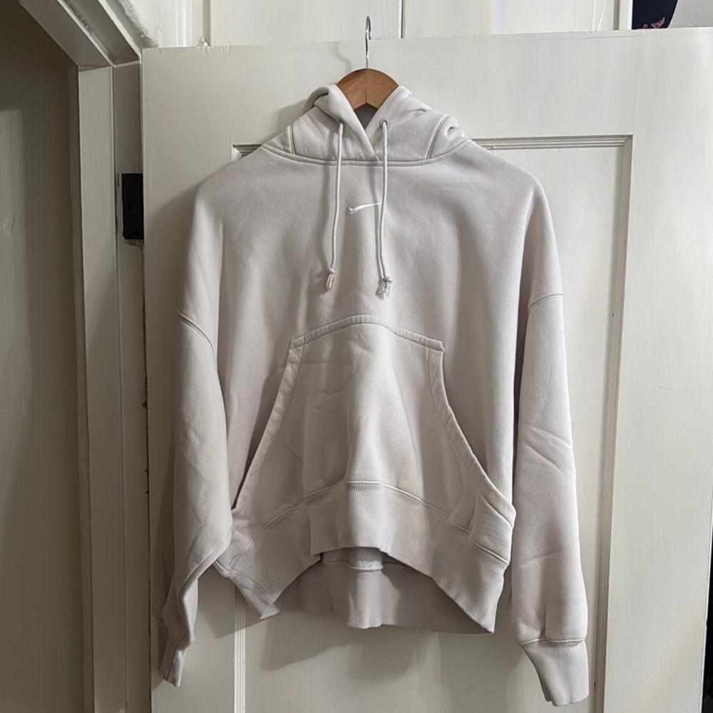 Women's Nike Cream Phoenix Hooded Sweatshirt